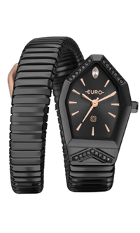 Relógio Euro Feminino Serpentes Preto EU2035ZDK/5P