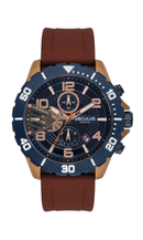Relógio Masculino Cronógrafo Silicone Textura Rosé – 77301GPSVVU3