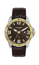 Relógio Mondaine Masculino Couro Marrom 99829G0MVNH2