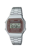 Relógio Casio Vintage Prata Digital A168WA-5AY Unissex