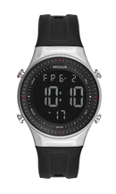 Relógio Seculus Masculino Digital Esportivo Prata Silicone 77336G0SVNU1