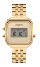 Relógio Euro Feminino Fashion Fit Glam Dourado EUJHS06BAB/4D