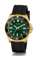 Relógio Guess Masculino Esportivo Verde Militar Preto e Dourado GW0969G2
