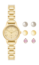 Kit Relógio Condor Mini Feminino Dourado CO2035NZM/K4X