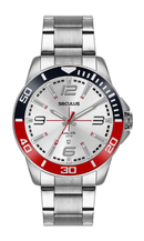 Relógio Seculus Masculino Analógico Calendário Aço Prata Bicolor 44212G0SVNA2