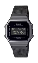 Relógio Casio Vintage Digital Unissex Preto A168WEMB-1B