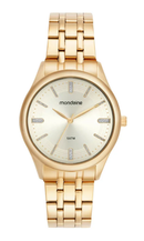 Relógio Mondaine Feminino Dourado em Aço com Index – 83530LPMVDE1