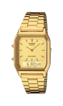 Relógio Casio Vintage Dourado Digital Analógico AQ-230GA-9DMQ