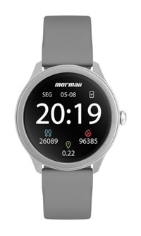 Smartwatch Mormaii Cinza MOLIFEURAD/8C Touchscreen