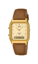 Relógio Casio Vintage Unissex AQ-230EGL-9A Dourado Analógico Digital