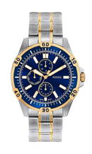 Relógio Fossil Masculino Garrett FS6146/1AN Bicolor Azul