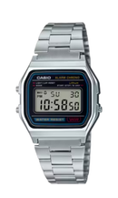 Relógio Casio Vintage Prata Digital A158WA-1 Unissex