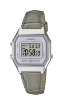 Relógio Casio Vintage Couro Bege Digital LA680WEL-8A2 Unissex