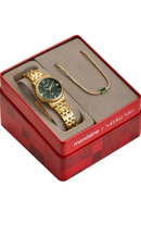Kit Relógio Mondaine Feminino Verde com Colar 33054LPMKDE1