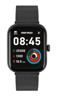 Smartwatch Mormaii Life MOLIFEUAR/7P Preto