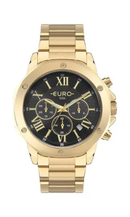 Relógio Euro Unissex Delux Dourado EUJS25AD/4P