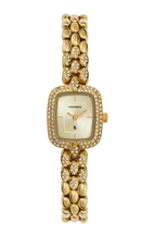 Relógio Mondaine Feminino Dourado com Cristais 33048LPMVDM1