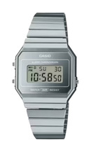 Relógio Casio Vintage A700WEV-7A Digital Prata