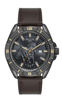 Relógio Seculus Masculino Country Couro Marrom 77315GPSVSC3