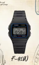 Relógio CASIO Digital Masculino Clássico F-91W-1
