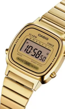 Relógio Casio Vintage Dourado Digital LA670WGA-9 Feminino