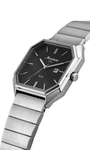 Relógio Mondaine Unissex Quadrado Aço Vintage Prata – 32849G0MVNA2