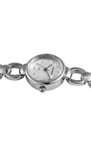 Relógio Feminino Prata Pulseira Sólida Vidro Facetado 32976L0MVNM2