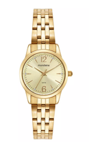 Kit Relógio Mondaine Feminino Dourado com Colar e Brincos 99911LPMKDE1K1