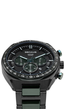 Relógio Seculus Masculino Cronógrafo Preto Aço e Cerâmica 77280GPSVPQ3