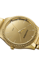 Relógio Mondaine Feminino Espelhado com Cristais Dourado – 32347LPMVDE1