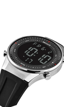 Relógio Seculus Masculino Digital Esportivo Prata Silicone 77336G0SVNU1
