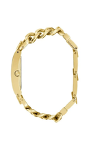 Relógio Guess Feminino Dourado Retangular com Mostrador Azul GW0740L3