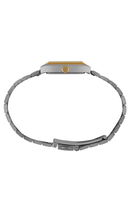 Relógio Feminino Mondaine 99851LPMVBE3 Bicolor Retangular Clássico Champagne