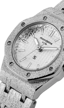 Relógio Mondaine Feminino Prata Texturizado 40001L0MVNM3
