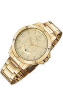 Relógio Seculus Masculino Dourado Country 44082GPSKDA1
