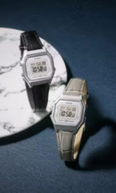 Relógio Casio Vintage Couro Digital LA680WEL-1 Unissex