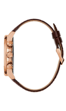 Relógio GUESS Masculino Rosê com Mostrador Azul GW0901G3