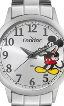 Relógio Condor Analógico Mickey Prateado CO2035NGT/K4K