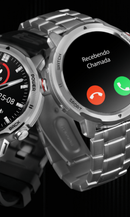 Smartwatch Technos Connect Sports Call Prata TSPORTSCAA/6K