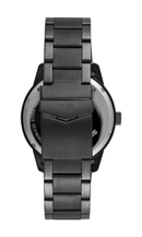 Relógio Seculus Masculino Aço Prata Mostrador Preto 44347GPSVPA3