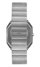 Relógio Mondaine Unissex Quadrado Aço Vintage Prata – 32849G0MVNA2