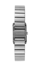 Relógio Mondaine Feminino 99851L0MVNE2 Prata Retangular Elegante 3ATM