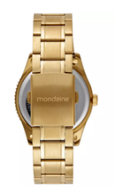 Relógio Mondaine Masculino Preto Dourado 33026GPMVDE2