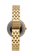 Relógio Mondaine Feminino Madrepérola com Cristais Dourado – 32741LPMVDE1