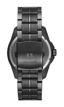 Relógio Seculus Masculino Preto Aço Calendário 77263GPSVPA2