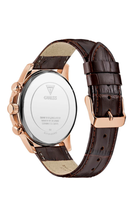 Relógio GUESS Masculino Rosê com Mostrador Azul GW0901G3