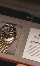 Relógio Technos Masculino Automático GMT Bicolor NH34AC/T1P