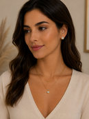 Conjunto Feminino Ponto de Luz Folheado a Ouro