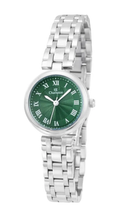 Relógio Champion Feminino Analógico CF26124G Prata com Mostrador Verde