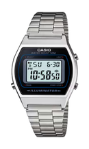 Relógio Vintage B640WD-1AV Digital Prata 50M